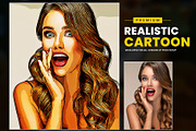 Premium Cartoon Painting, an Action Add-On by U_Design (Thumbnail 10 of 10)