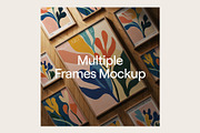 Close-up Frame Mockup Bundle DIN A, a Household Mockup by Ombra Studio (Thumbnail 5 of 11)