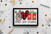 Peace Love Christmas PNG Bundle, a Graphic by CraftlabSVG (Thumbnail 9 of 14)
