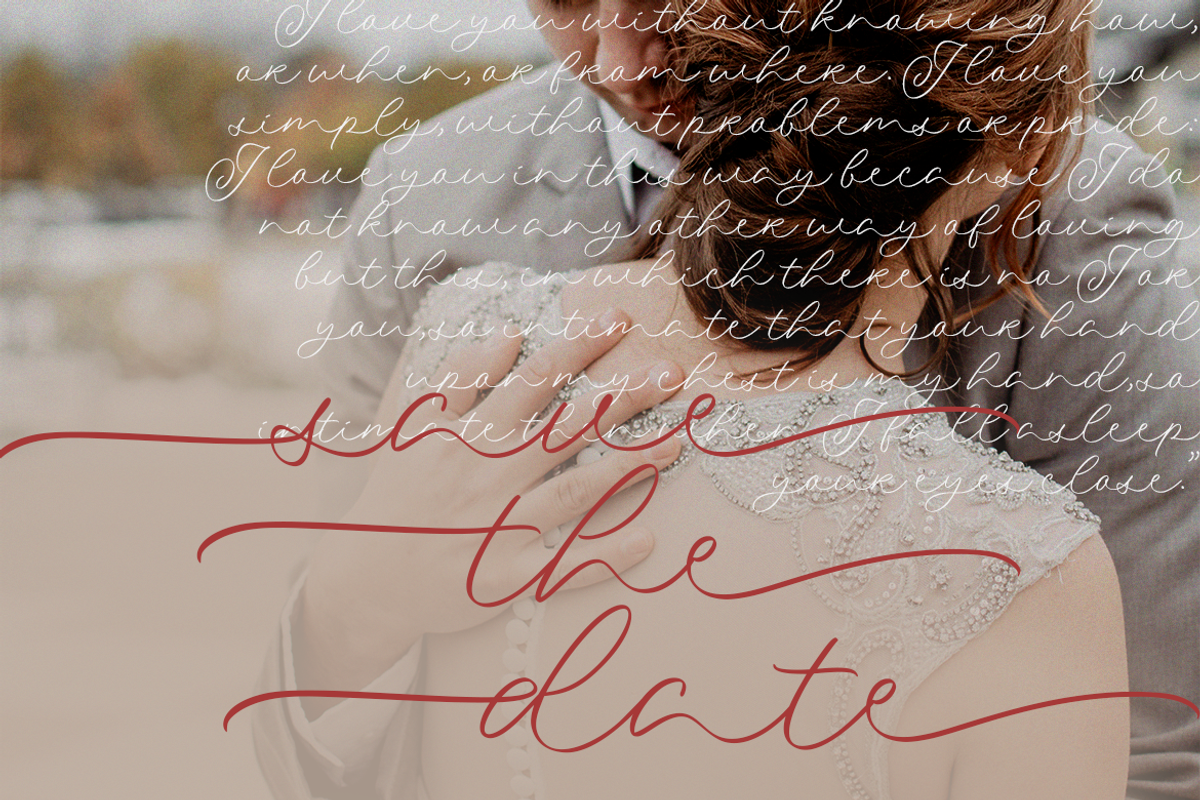 Wedding Couple, a Script Font by Colllab Studio (Photo 17 of 19)