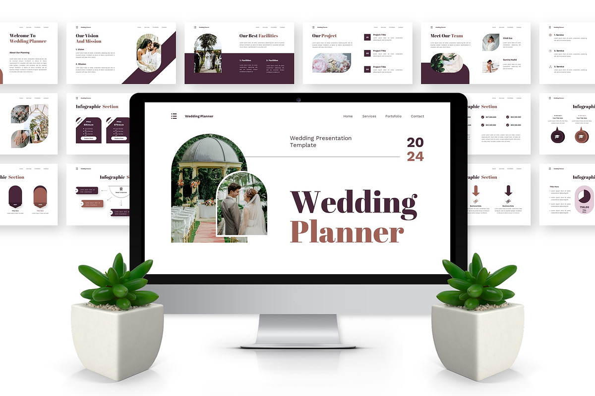 Wedding Planner - Weding Powerpoint, a Presentation Template by Deepslide Studio (Photo 3 of 6)