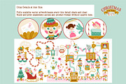 Christmas Elf Factory Vector Kit, a Seasonal Illustration by Svitlana Kharchuk (Thumbnail 10 of 13)
