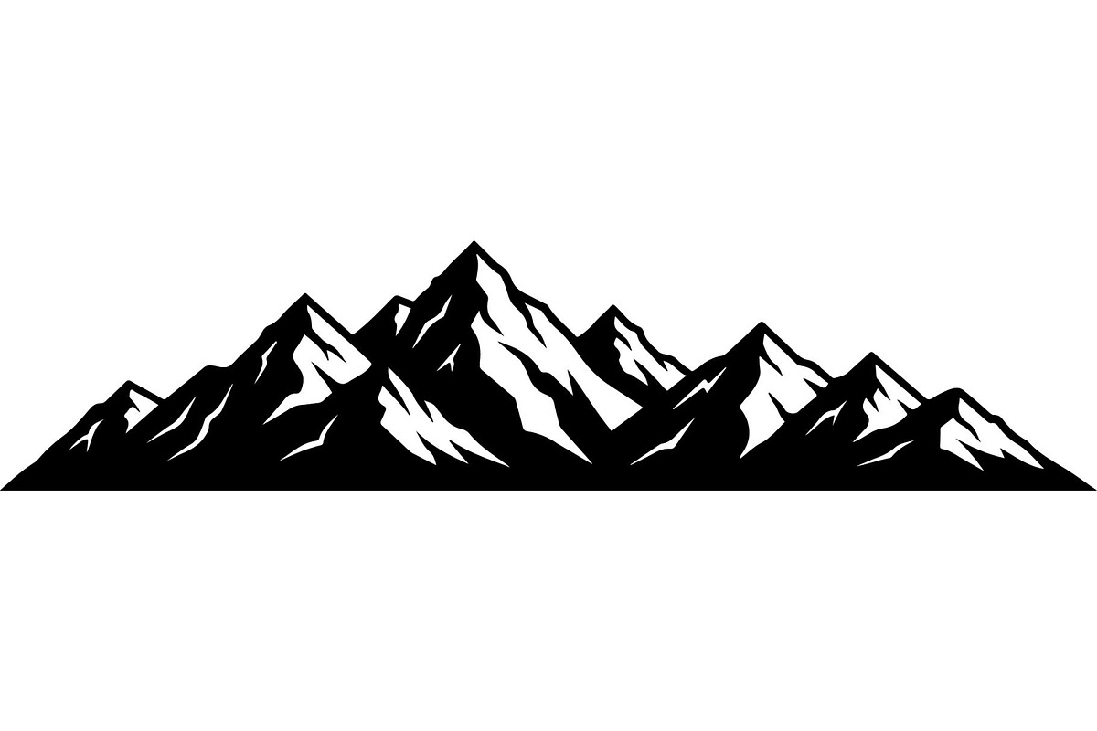 Mountain Range Silhouette, an Object Graphic by Designer_Momina (Photo 6 of 20)