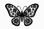 Flying Butterfly Vector Silhouette, an Illustration by Amazin_art (Thumbnail 3 of 21)