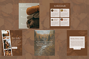 Autumn Aesthetic Instagram Posts, a Social Media Template by Ashlee Marie Design (Thumbnail 2 of 4)