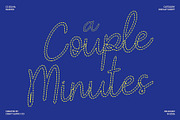 CS Selma Dashed, a Script Font by Craft Supply Co. (Thumbnail 2 of 8)