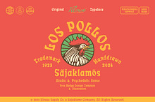 Los Pollos | Vintage Print Font