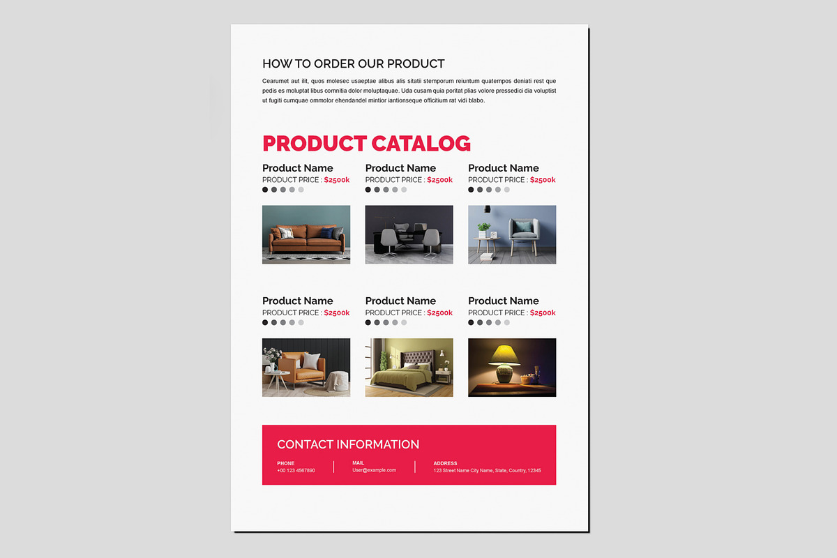 Product Catalog Flyer, a Flyer Template by ContestDesign (Photo 3 of 4)