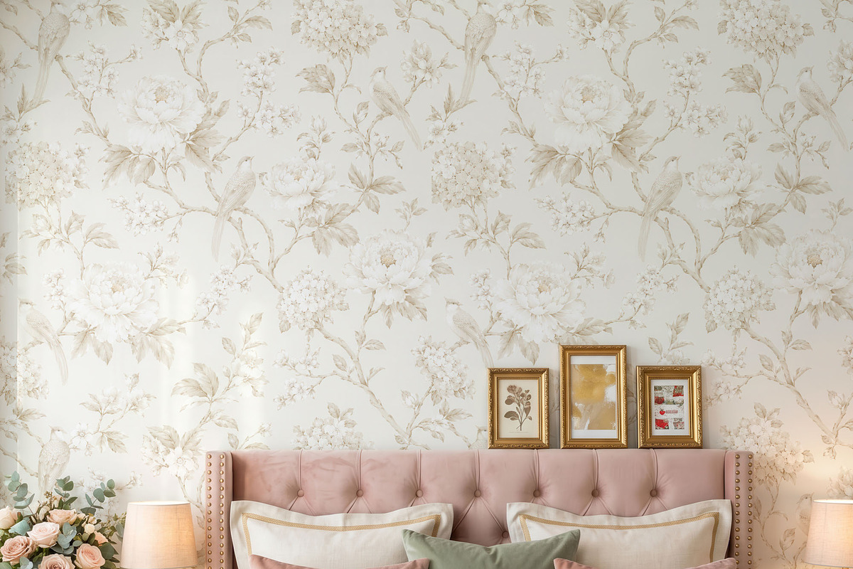 Luxury Bedroom Wallpaper Mockup PSD, a Household Mockup by 1001 mockups (Photo 6 of 14)