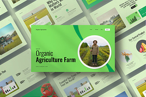 Agriculture Presentation Template, a Presentation Template by KreateTribe
