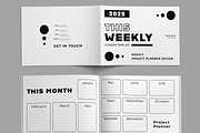 Weekly Planner Template Layout, a Stationery Template by ContestDesign (Thumbnail 2 of 5)