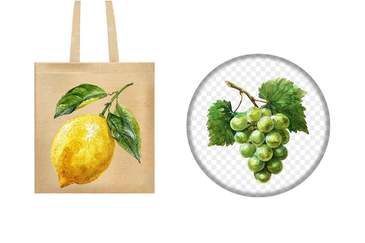 Watercolor Fruits Clipart, an Illustration by Design Market (Photo 5 of 5)