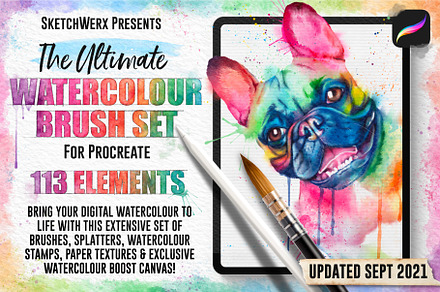 The Ultimate Watercolour Brush Set