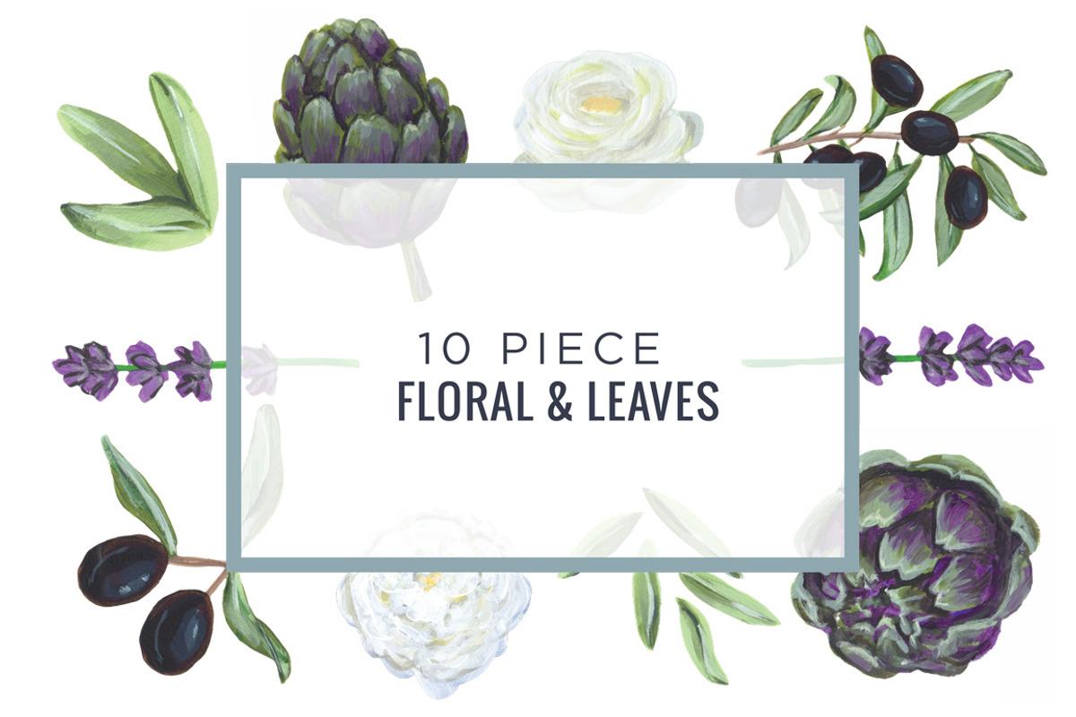 Artichoke & Olive Floral Design Kit, an Illustration by Relish Designs (Photo 5 of 6)