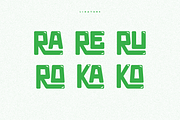 Rogvakon - Bubble Font, a Sans Serif Font by Iqsiart Studio (Thumbnail 7 of 7)