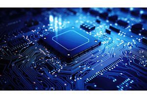 innovation tech background blue ai, a Technology Photo by pikepicture