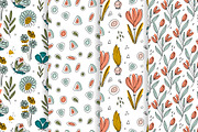 Meadow 100 floral seamless patterns, a Pattern Graphic by DariSmartArt (Thumbnail 2 of 33)