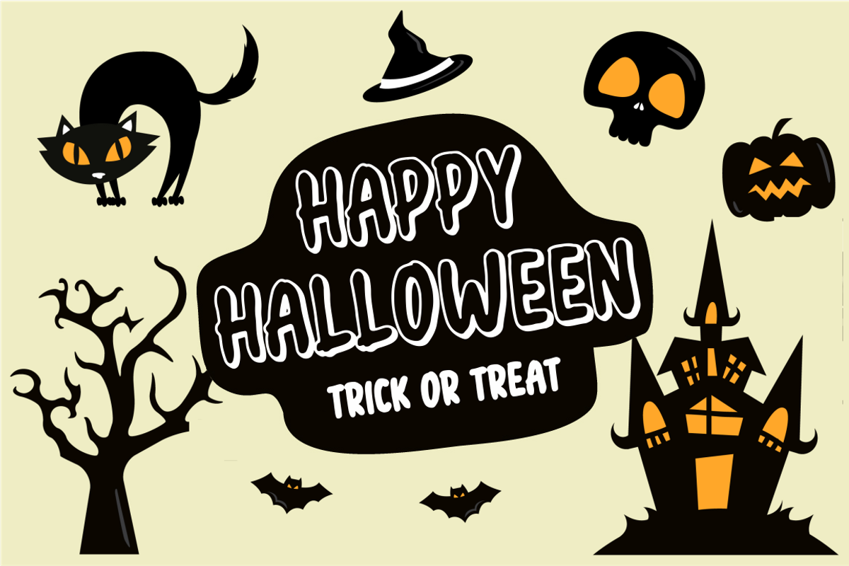Halloween Include 4 File Fonts, a Script Font by NJ Studio (Photo 5 of 14)