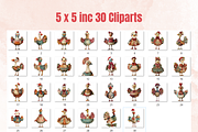 Christmas Turkey Doll Mixed Media, an Object Graphic by GiraffeCreative (Thumbnail 2 of 9)