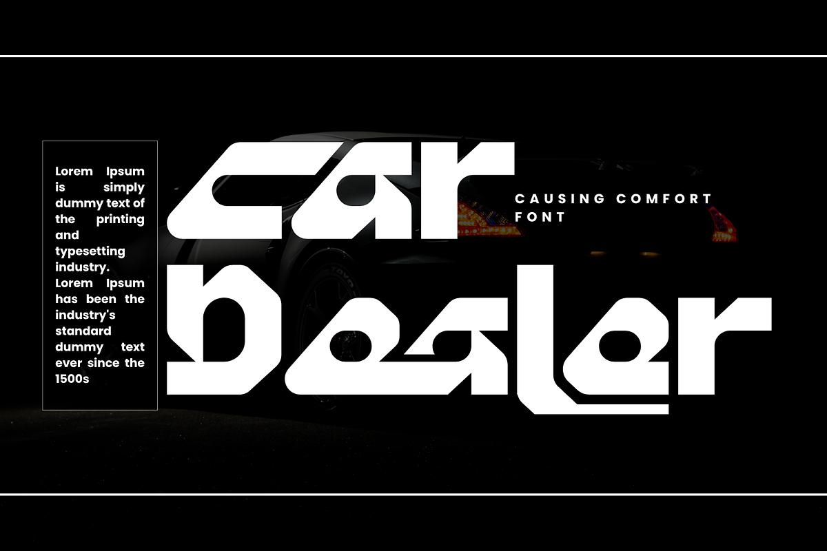 Causing Comfort - Sci-fi Font, a Sans Serif Font by 177Studio (Photo 6 of 8)