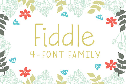 Fiddle 4-Font Family