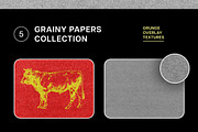Grainy Paper Overlays Collection, a Texture Graphic by Design Squad (Thumbnail 1 of 5)