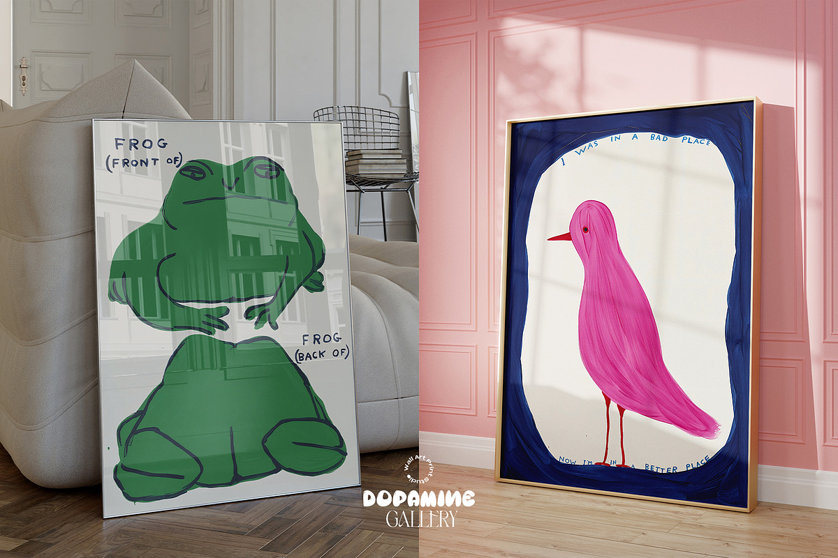 Dopamine Gallery – 100 Poster Bundle, a Graphic by Wall Art Print Studio (Photo 35 of 55)