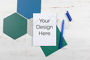 A6 Blue Greeting Card Bundle, a Print Template by Creatives STOCK (Thumbnail 7 of 7)