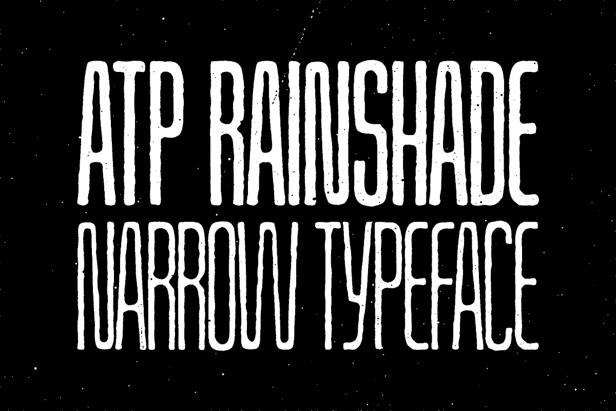 Rainshade Rough - Condensed Font, a Sans Serif Font by Typeparties (Photo 2 of 14)