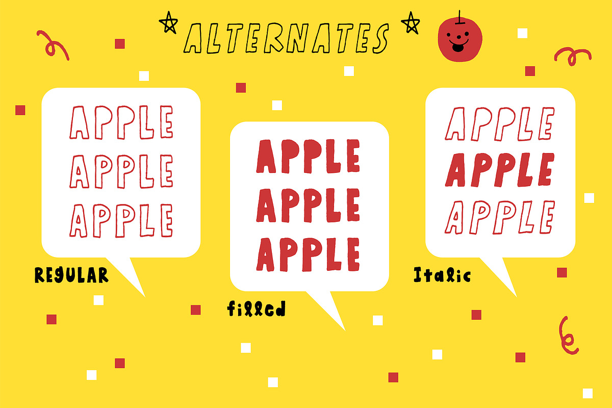 Honey Apple - Juicy Typeface, a Font by Paperly Studio (Photo 9 of 13)