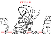 Baby Nursery Hand-Drawn Element, an Illustration by Tekuni (Thumbnail 3 of 8)