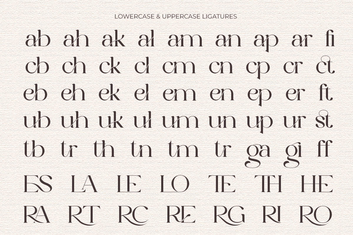 Elegant Serif - Roman Escort, a Serif Font by Font Liner (Photo 12 of 14)