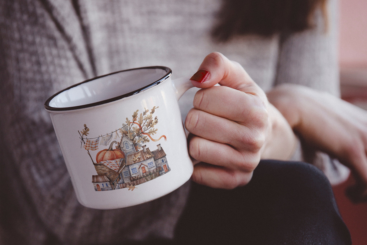 Whimsical Houses, a Decorative Illustration by Watercolor by Tonia Tkach (Photo 5 of 6)