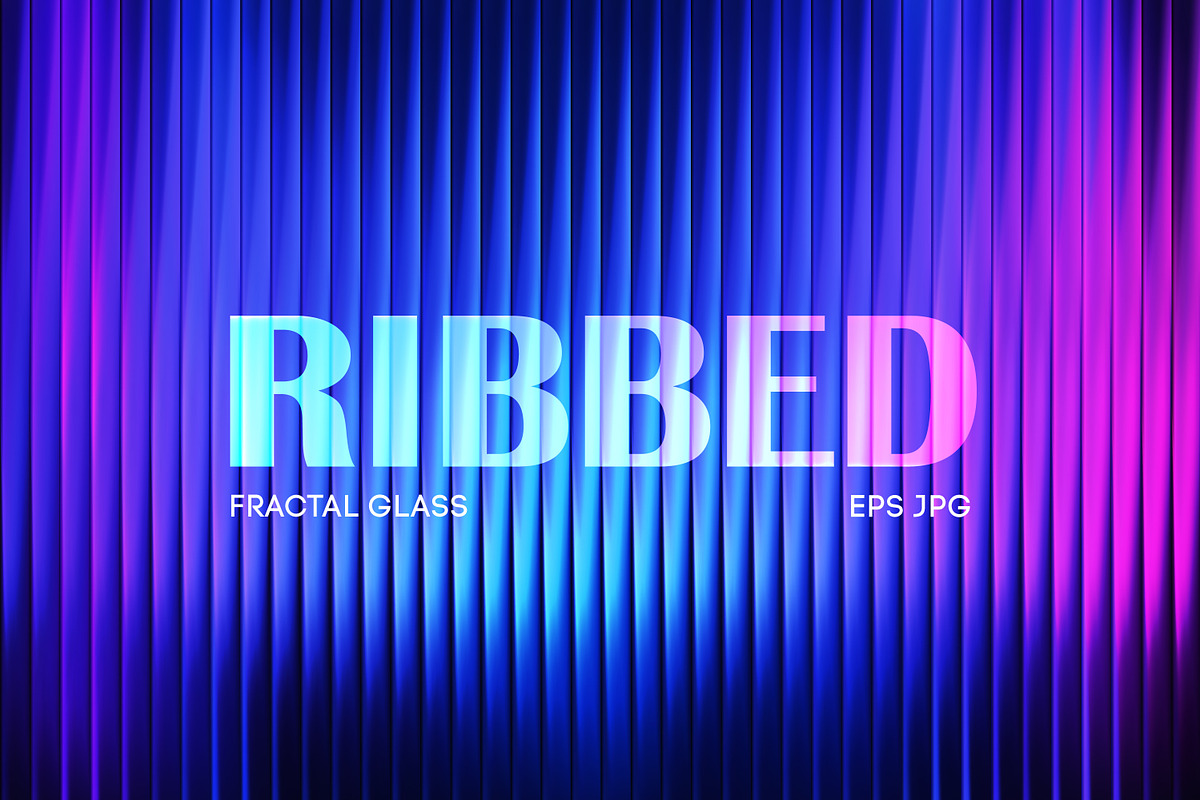 Ribbed Fractal Glass Neon Collection, a Background Graphic by RDShop (Photo 1 of 9)