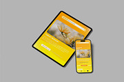 Tablet & Phone Mockup, a Device Mockup by rizalamora (Thumbnail 10 of 11)