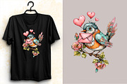 Whimsical Valentines Day Clipart Bu, an Illustration by SVGArt (Thumbnail 7 of 8)