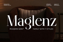Maglenz - Serif Family Font