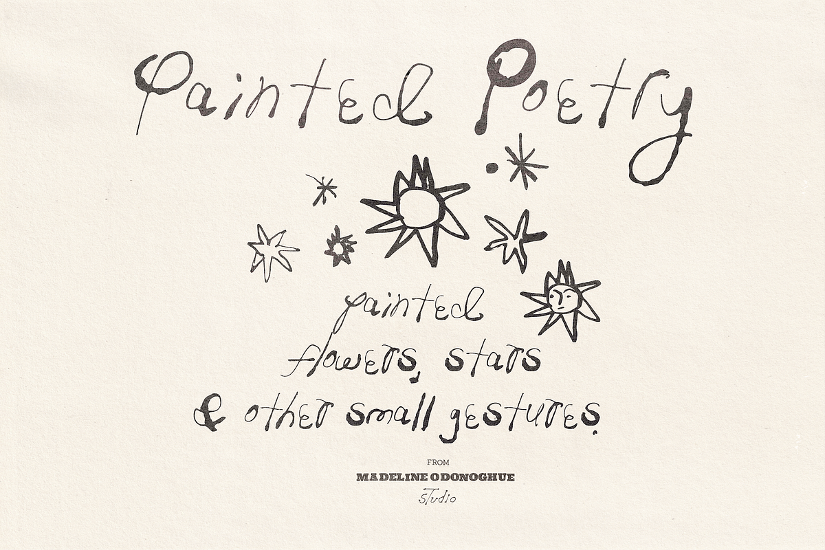 Painted Poetry — Hand Drawn Graphics, a Decorative Illustration by Madeline ODonoghue Design (Photo 1 of 12)