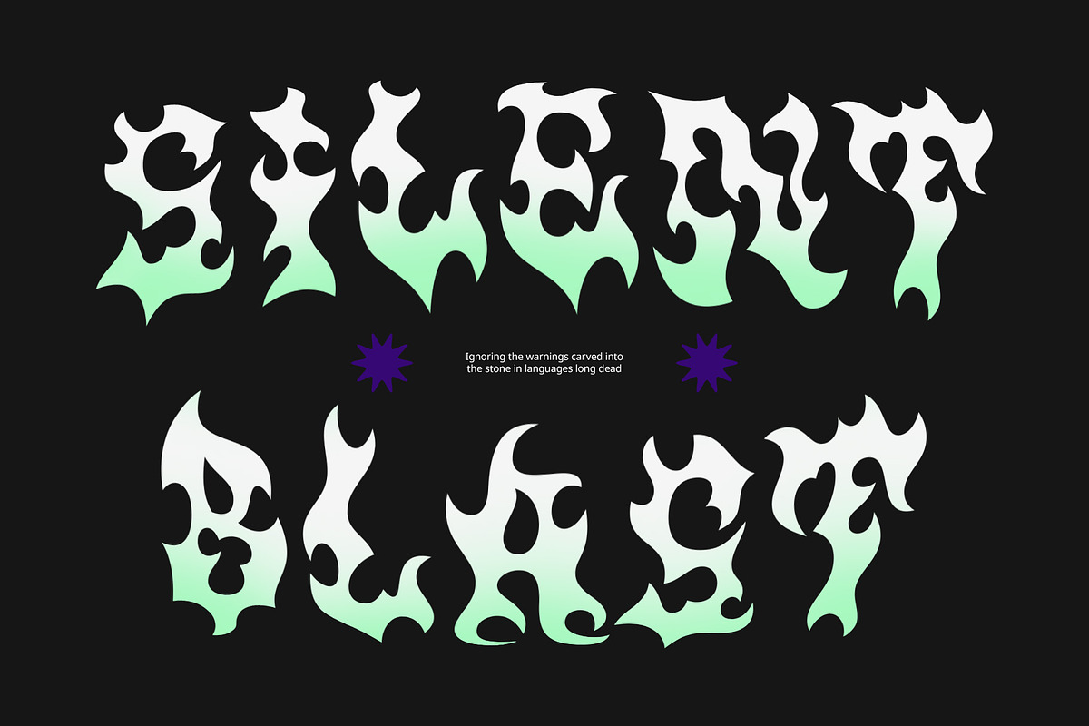 CS Morbid – Black Metal Font, a Blackletter Font by Craft Supply Co. (Photo 2 of 8)