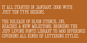 Dijon Stencil JNL, a Serif Font by Jeff Levine Fonts (Thumbnail 3 of 4)