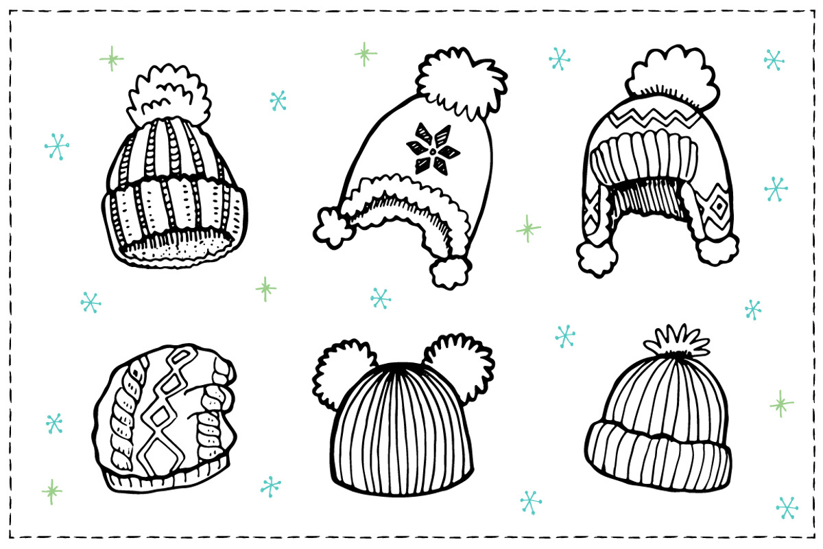 Winter Clothes sketch set, an Illustration by Hala (Photo 3 of 3)