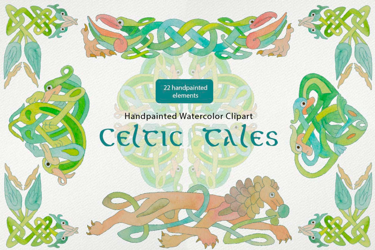 Watercolor Clipart St Patricks Day, an Illustration by LittleAcornGraphics (Photo 1 of 5)