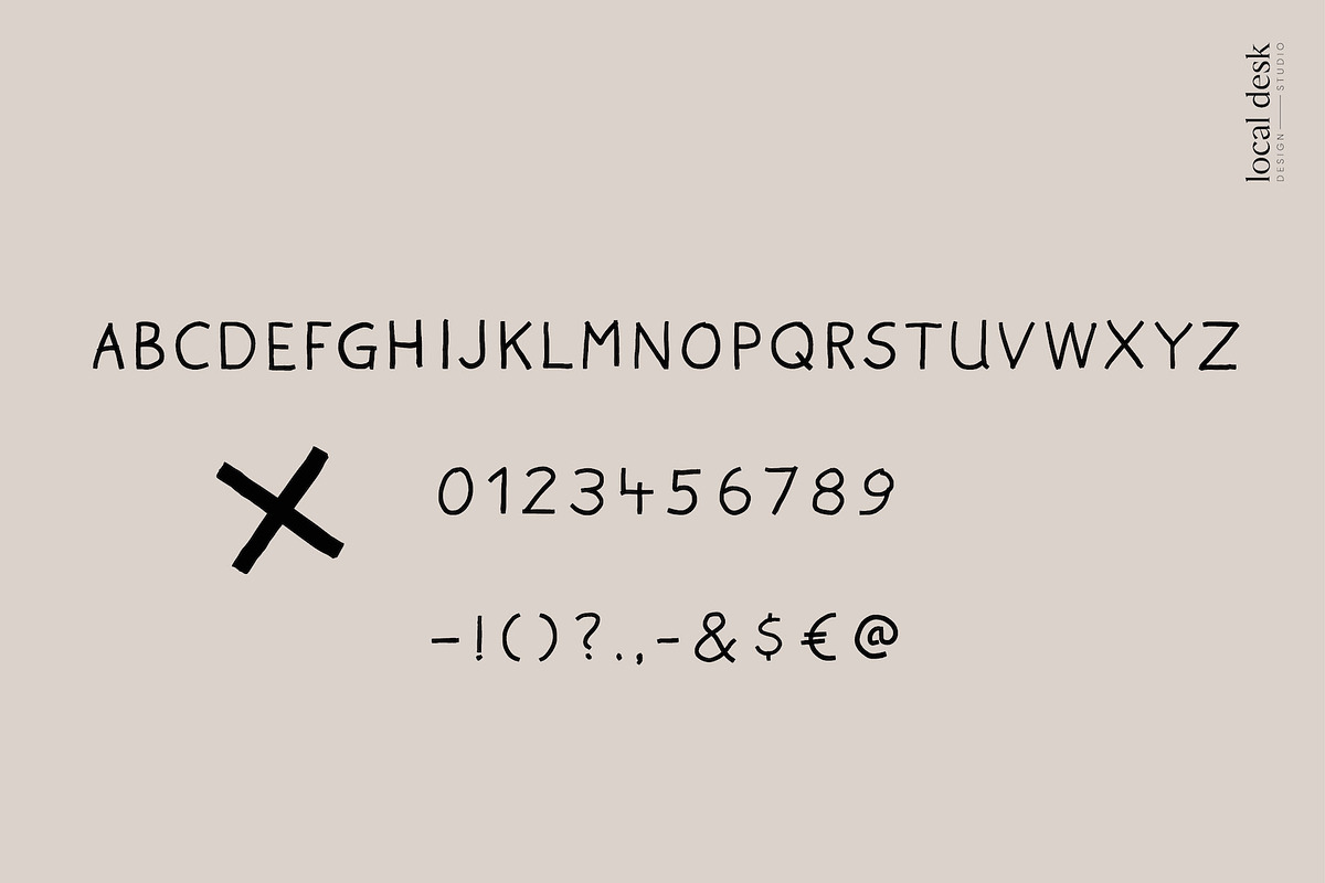 Eggward – A Quick Hand-Lettered Font, a Sans Serif Font by Local Desk Designstudio (Photo 6 of 15)