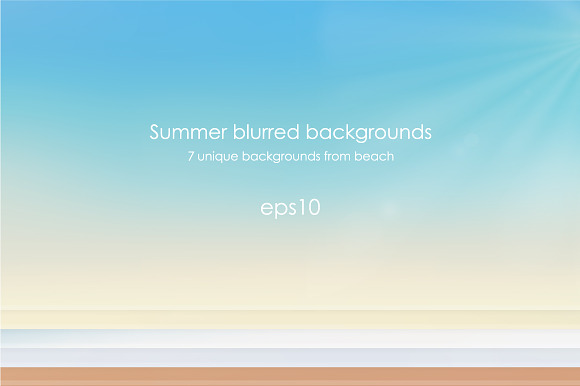 Vector Beach Backgrounds