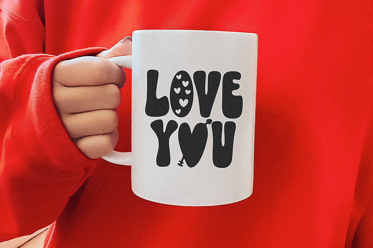 Lovedays | Retro Valentines Day Font, a Font by KA Designs (Photo 7 of 11)