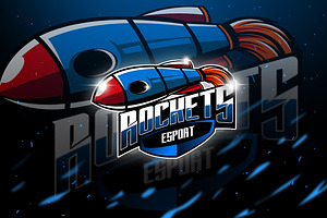 Rockets - Mascot & Esport Logo