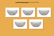 Sea Life - SVG, Vector , & PNG, an Illustration by Ben studio (Thumbnail 4 of 4)