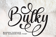 Bulky | Script Font, a Handwritten Font by Scratchones (Thumbnail 1 of 9)