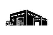 Warehouse Loading Silhouettes, a Graphic by hafijul (Thumbnail 5 of 6)