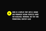 CORD - Fresh Display / Headline Font, a Font by Designova® (Thumbnail 2 of 10)